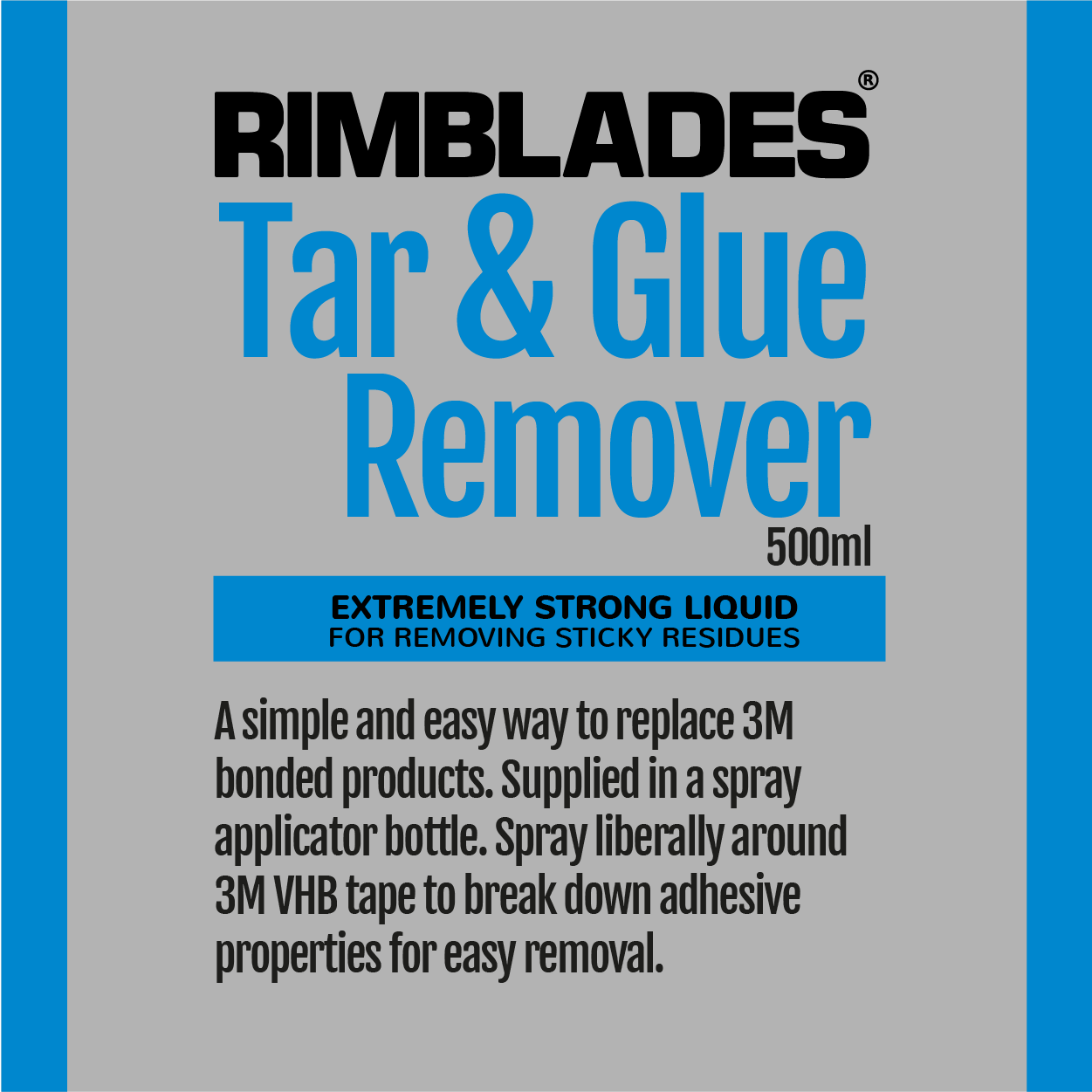 Tar & Glue Remover 500ML